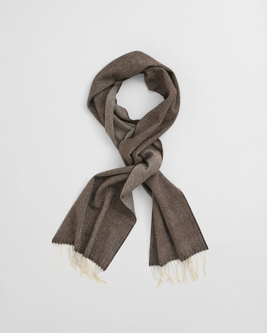 Wool Herringbone Scarf