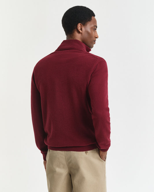 Superfine Lambswool Half-Zip Sweater