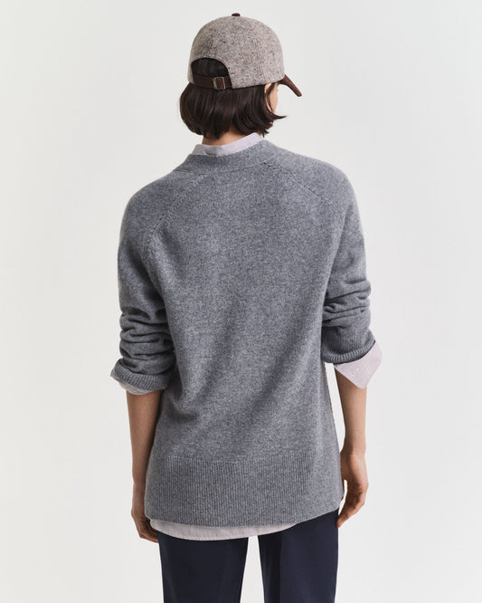 Wool Cashmere Blend Cardigan
