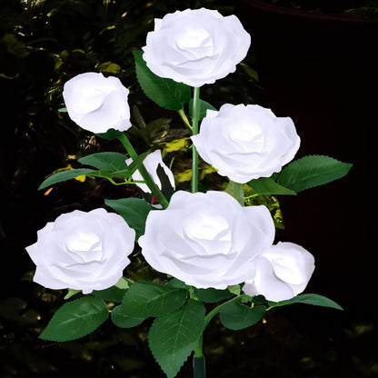 [🏆49% OFF]Chikalabs Garden Rose Solar Flower Stake Lights