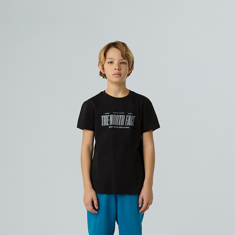 Boys' Reflective Logo Relaxed T-Shirt