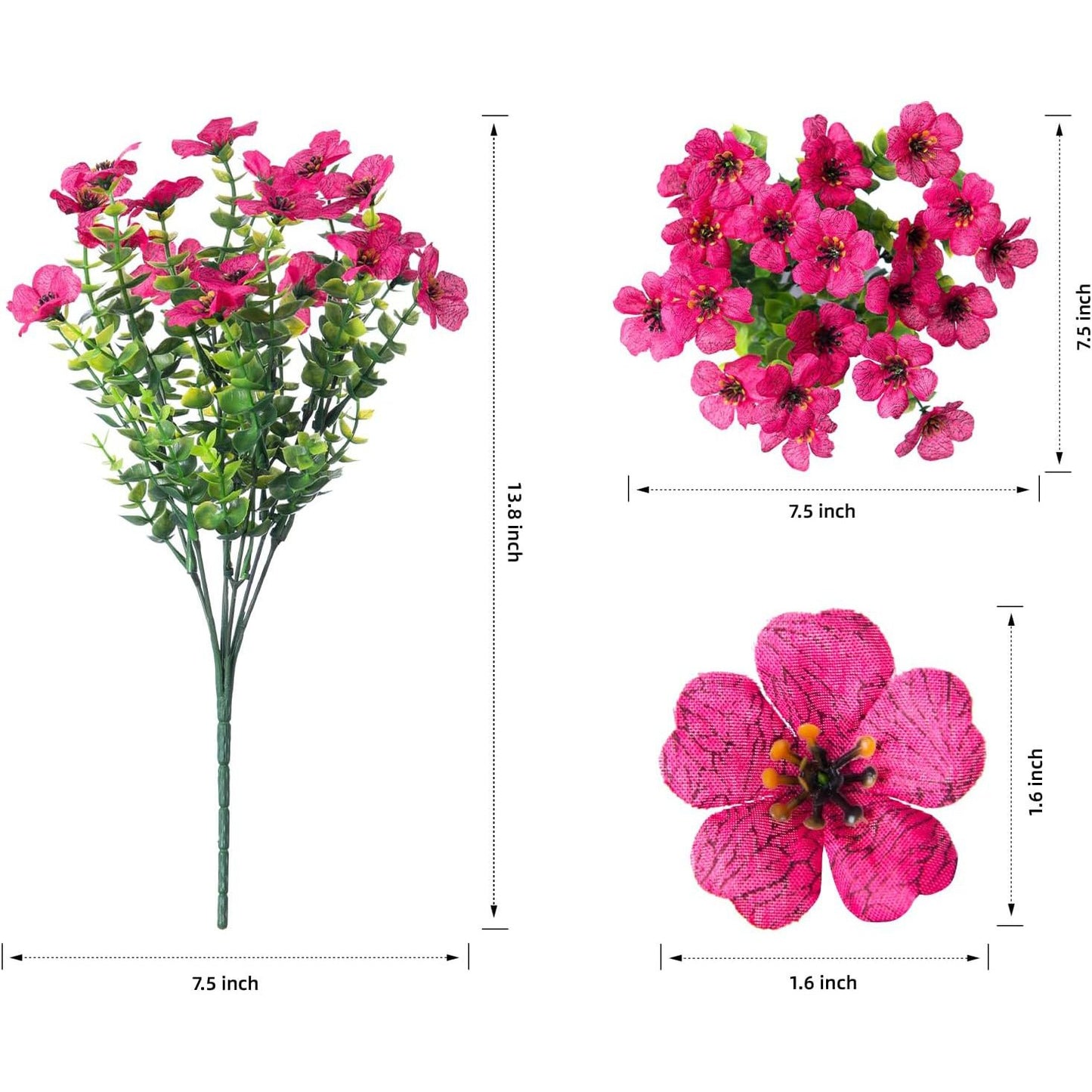 💖Chikalabs Exquisite UV Resistant Colorful Artificial Flowers