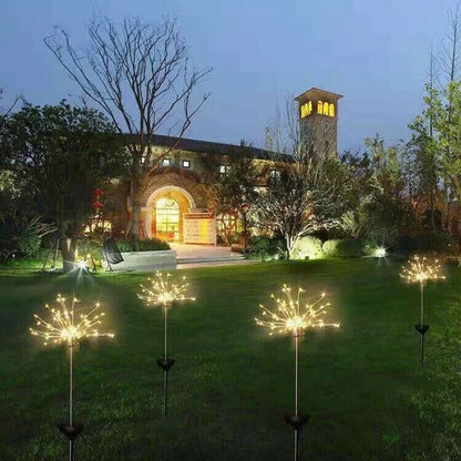 🎁Chikalabs Waterproof Solar Garden Fireworks Lighting Lamp