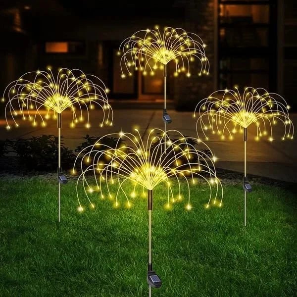 🎁Chikalabs Waterproof Solar Garden Fireworks Lighting Lamp