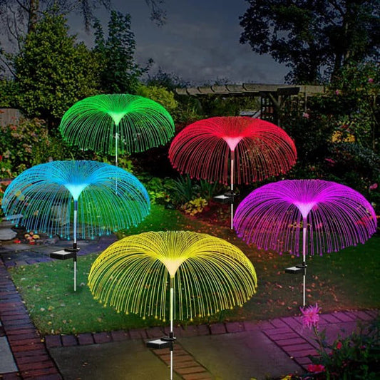 🎄Chikalabs Garden Solar Changing Jellyfish Lights