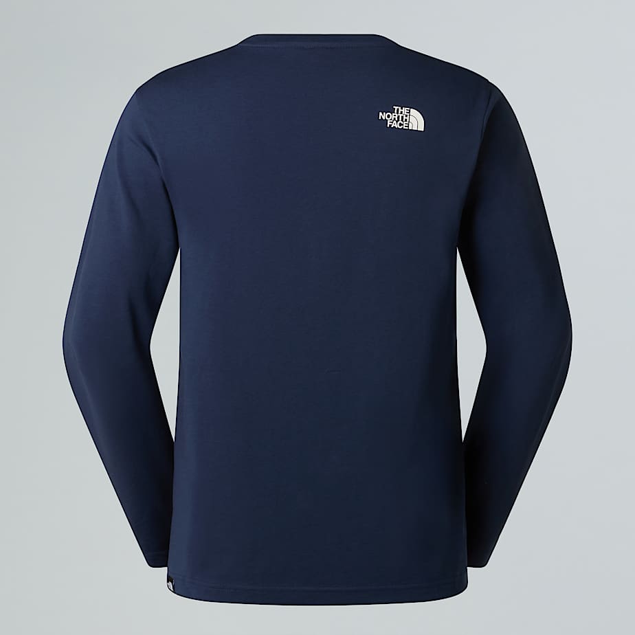Men's Long-Sleeve Simple Dome T-Shirt