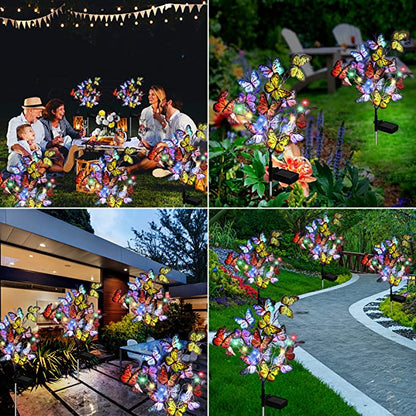 🦋HOT SALE 49% OFF🔥Chikalabs Garden Led Solar Butterfly Stake Lights