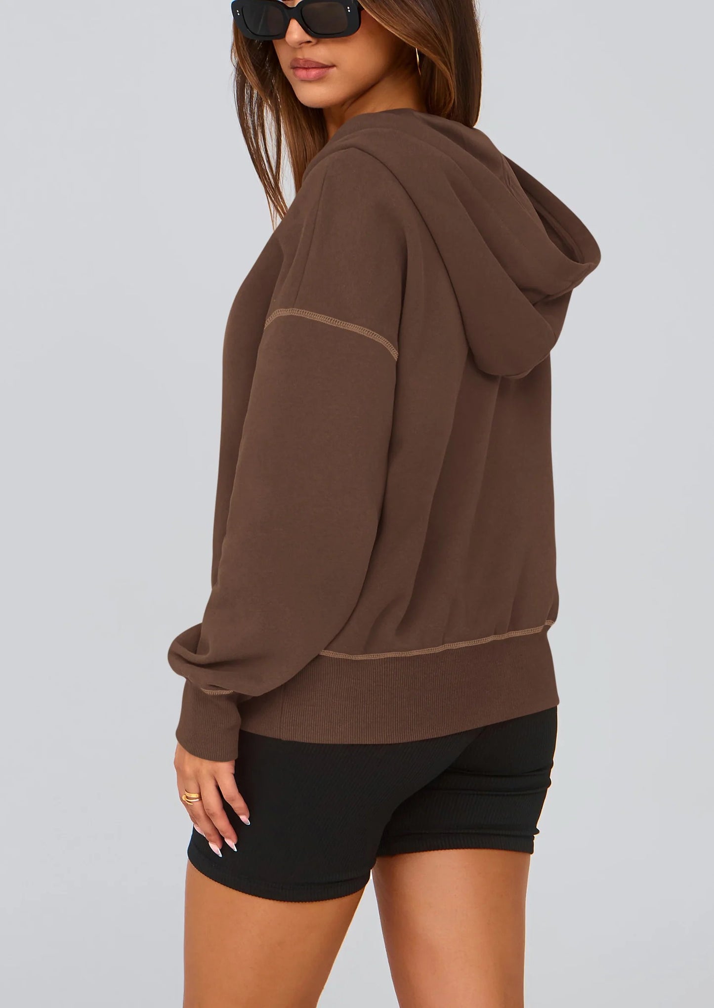 ⏰LAST DAY SAVE 59%💥Women's Fall/Winter Half Zip Hoodie Pullover