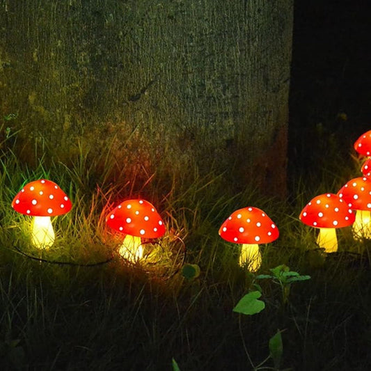 🍄Chikalabs Garden Colorful Solar Mushrooms Light