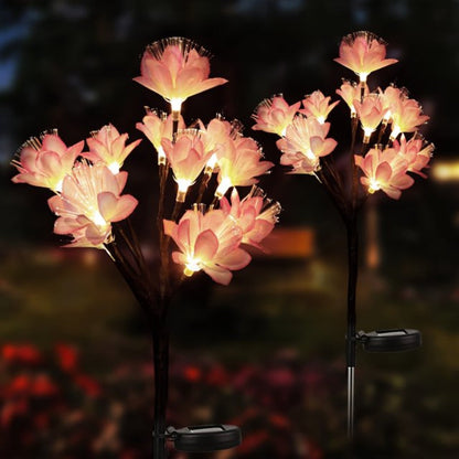 🌺Chikalabs Garden Camellia Solar Flower Lights