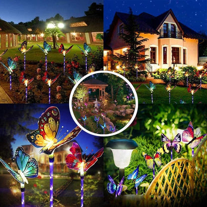 [Last Day -49%OFF]Chikalabs Garden Decor Solar  Butterfly Lights