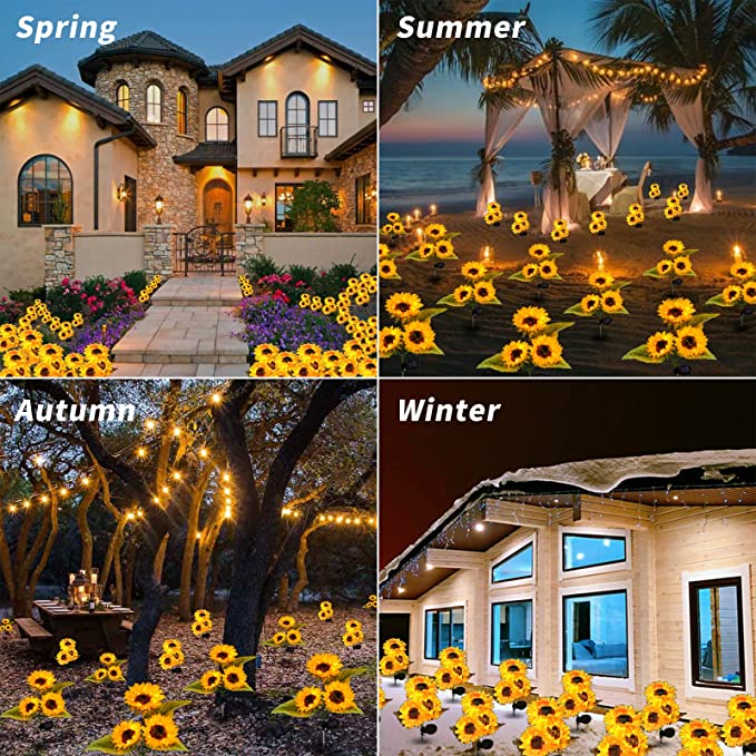 🔥LAST DAY SALE🌻Chikalabs Garden Waterproof Solar Sunflower Light🔥