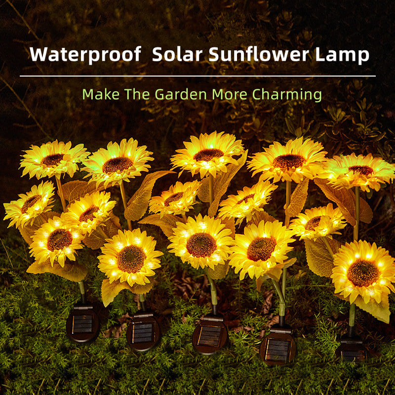 🔥LAST DAY SALE🌻Chikalabs Garden Waterproof Solar Sunflower Light🔥