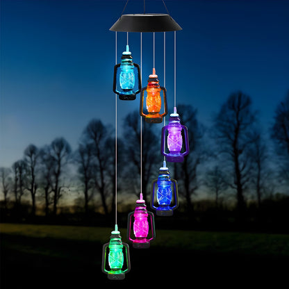 🦋 Beautify Your Garden 2025- ✨Chikalabs Creative Hummingbird Solar Wind Chimes