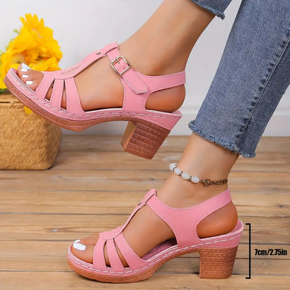Women's Solid Color Stylish Sandals