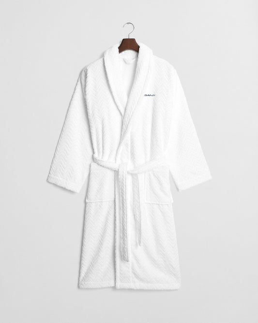 Jacquard Herringbone Robe