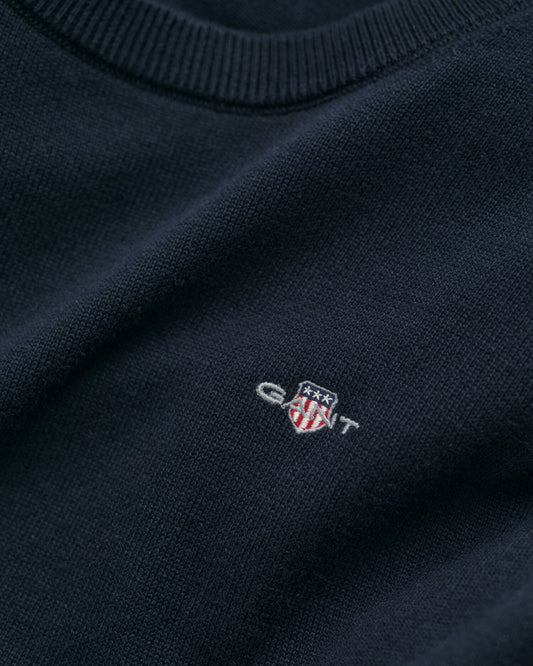 Teens Shield Classic Cotton Crew Neck Sweater