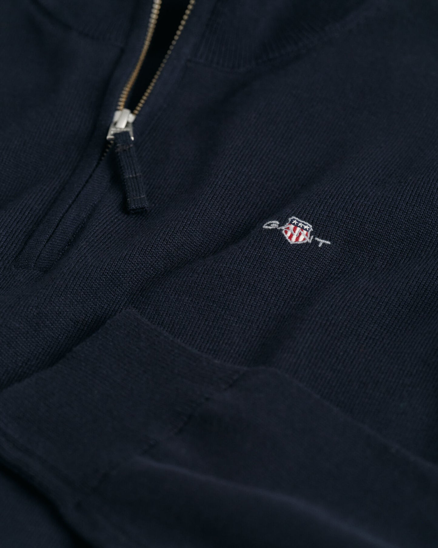 Teens Shield Cotton Half-Zip Sweater