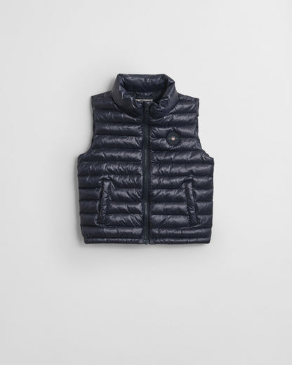 Kids Shiny Lightweight Padded Down Vest