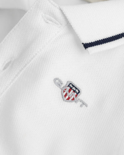 Baby Shield Piqué Long Sleeve Bodysuit