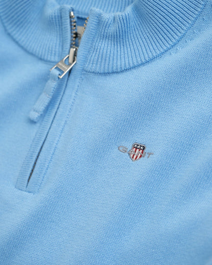 Kids Shield Cotton Half-Zip Sweater
