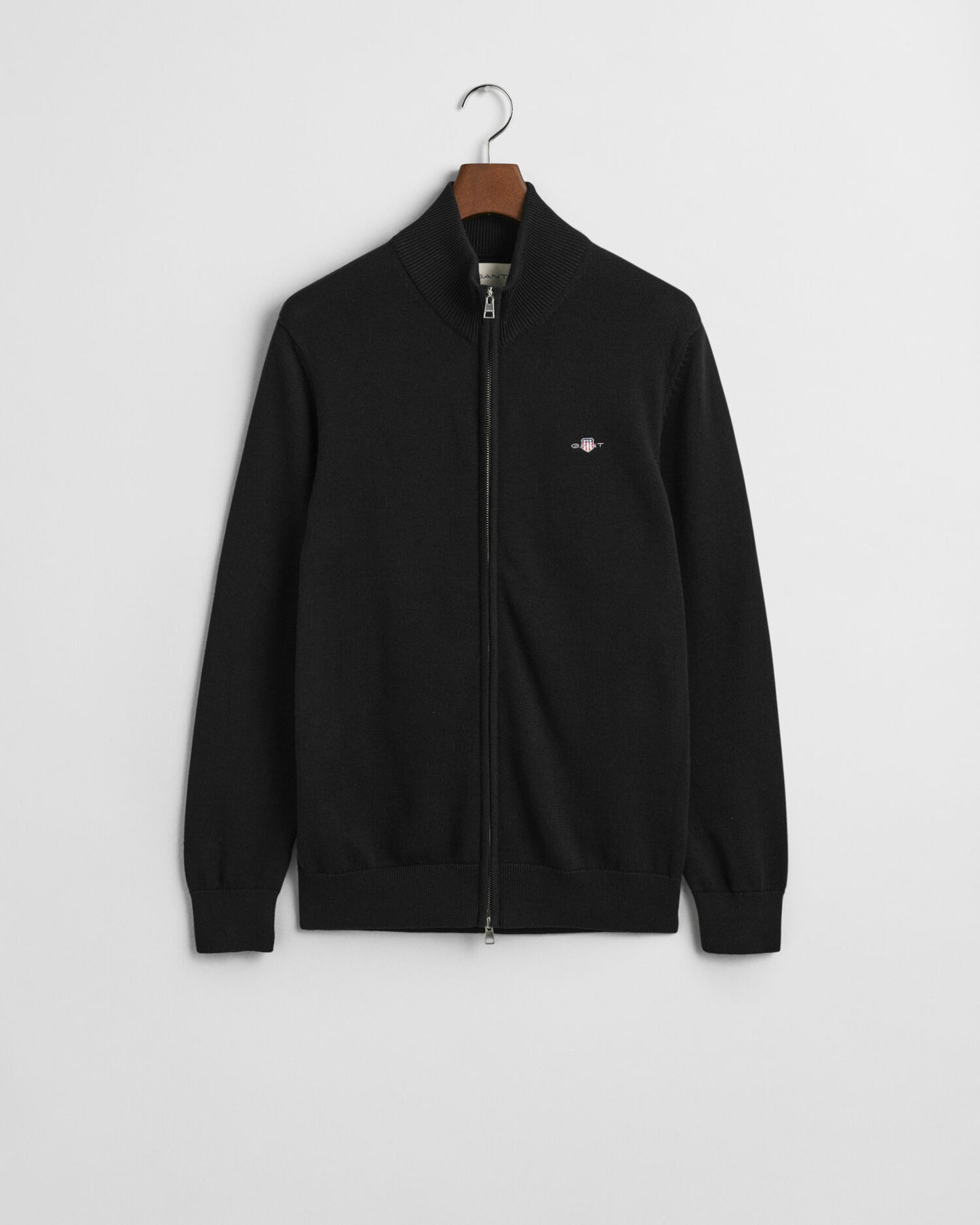 Casual Cotton Zip Cardigan