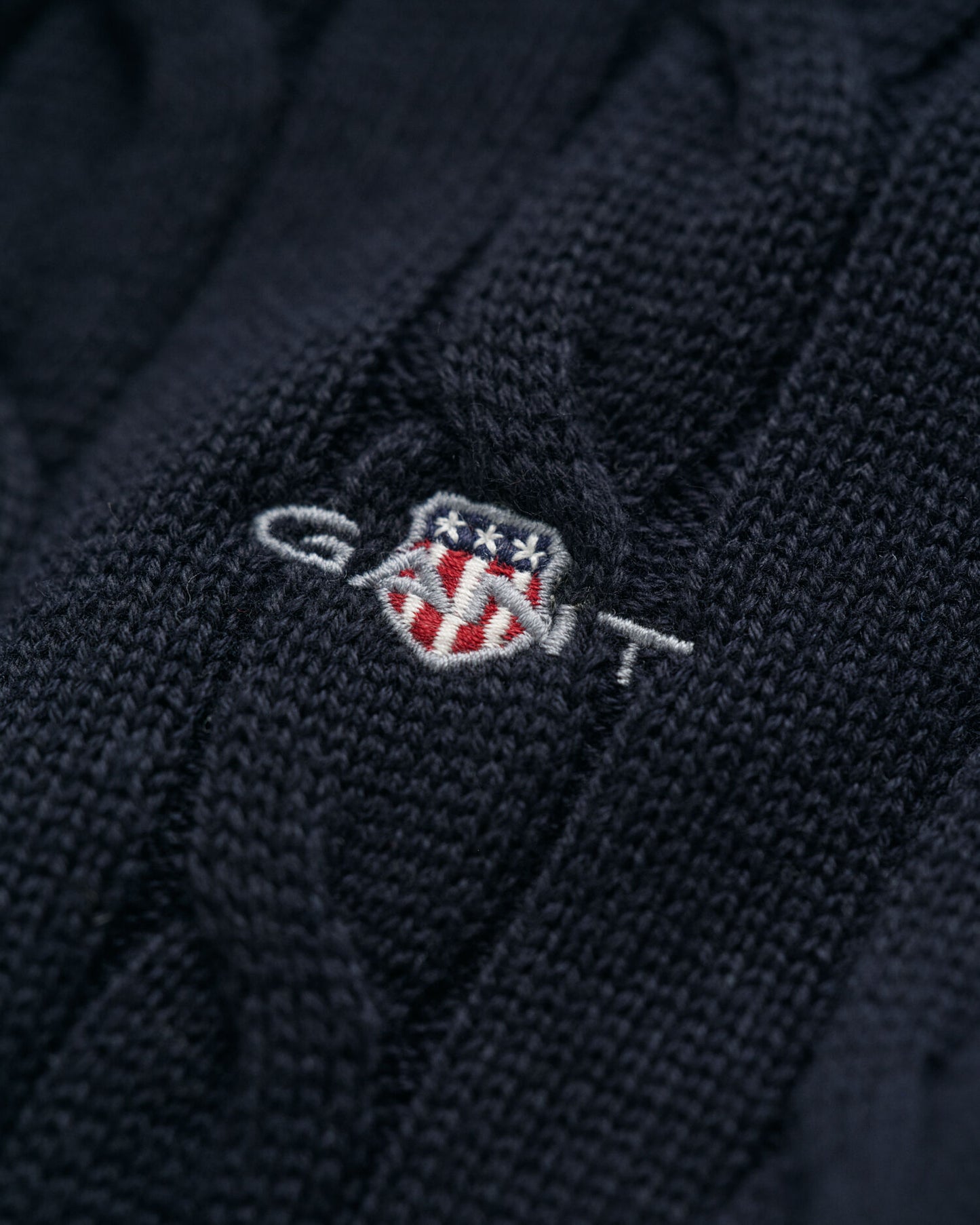 Teens Cotton Cable Knit Half-Zip Sweater