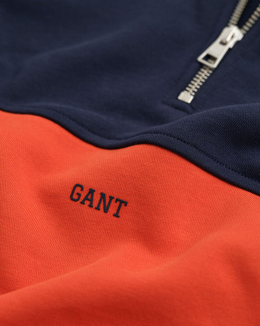 Teens Blocked Half-Zip Sweatshirt