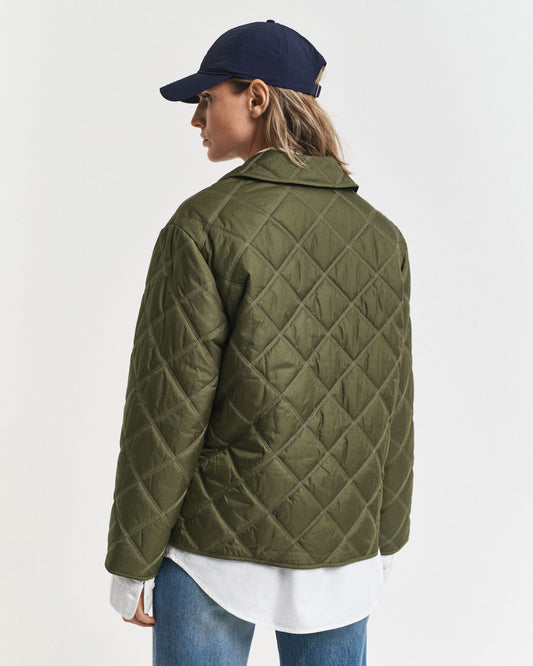 Collared Quilted Jacket