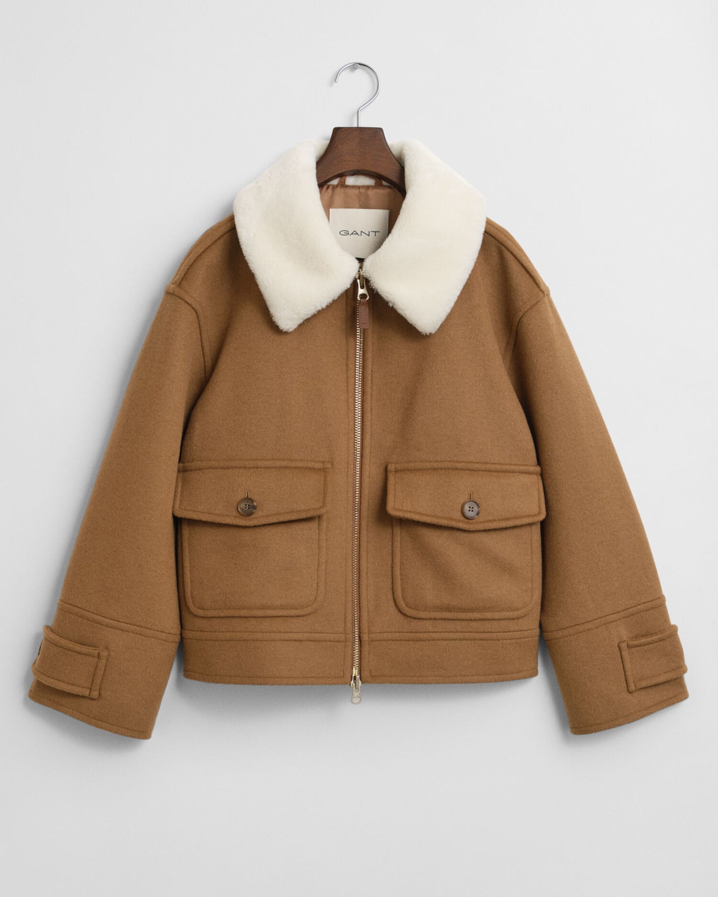 Wool Blend Flight Jacket