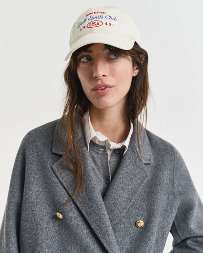 Handstitched Detail Pea Coat