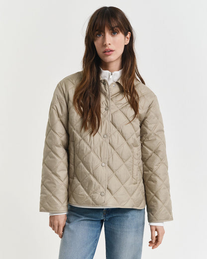 Collared Quilted Jacket