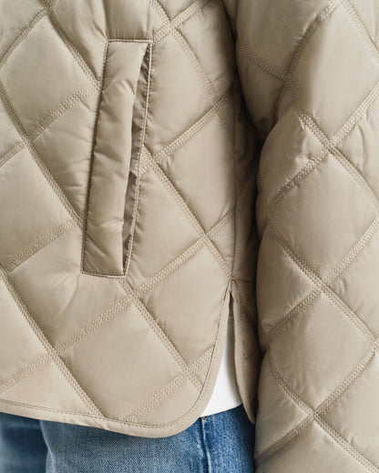 Collared Quilted Jacket