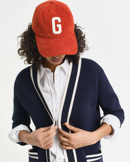 Contrast Knit Cardigan