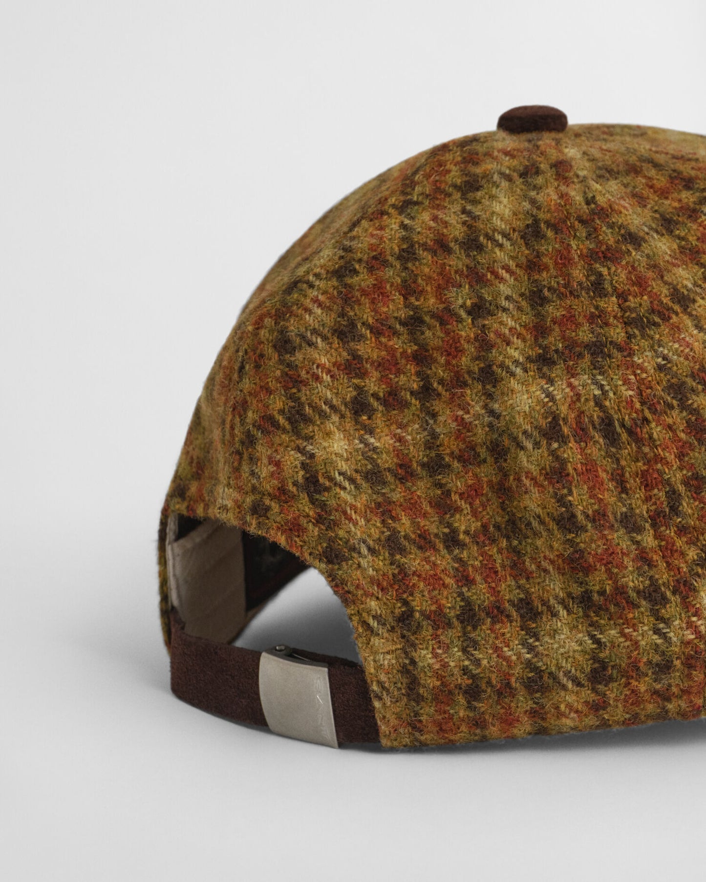 Checked Wool Cap