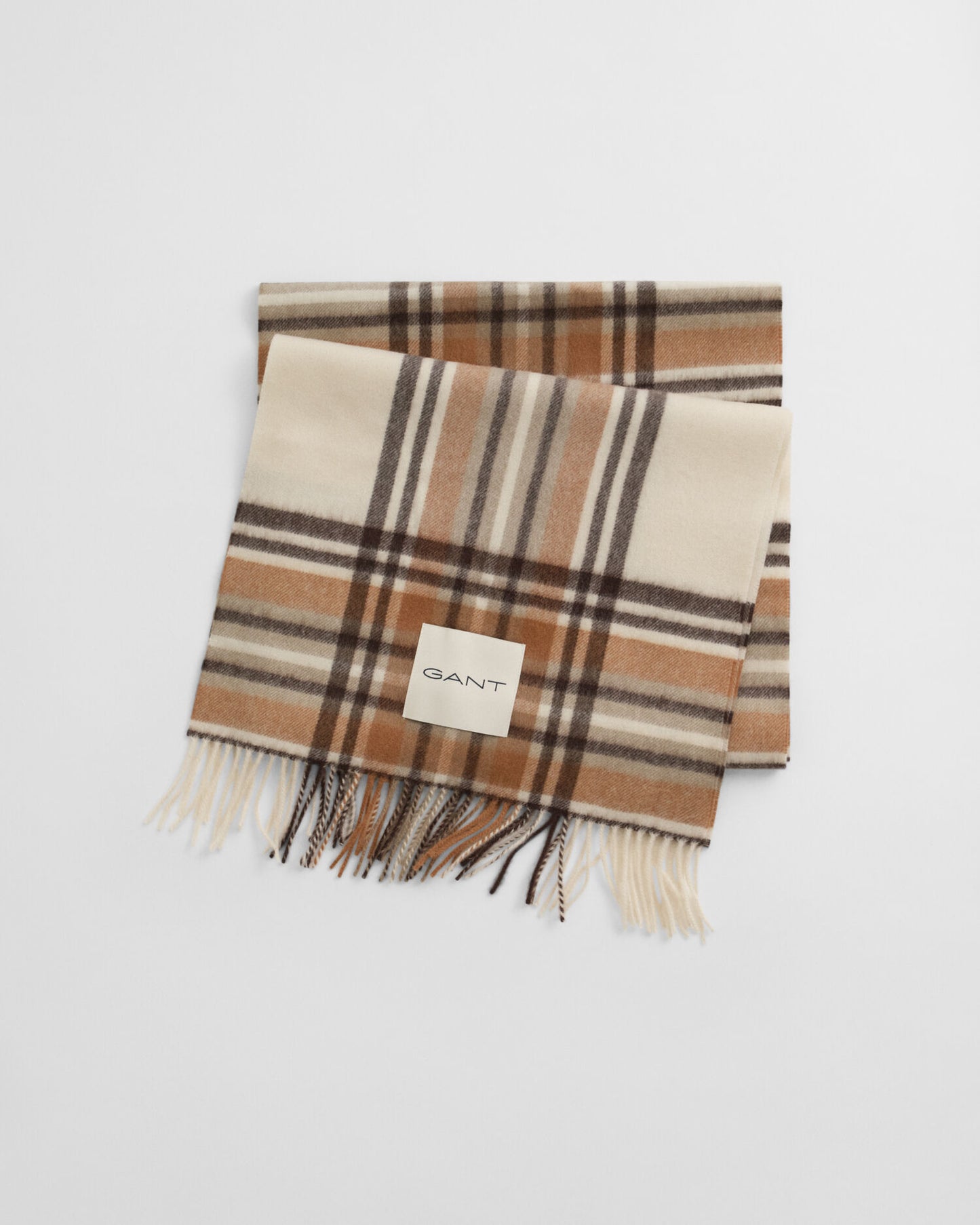 Tartan Checked Wool Scarf