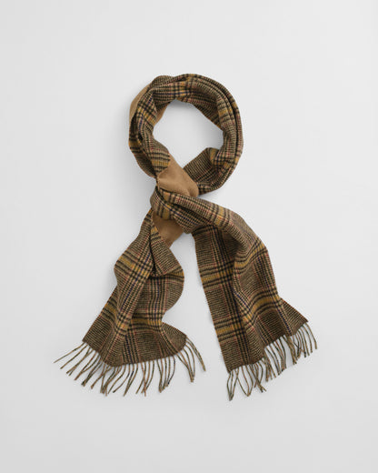 Double-Faced Check Scarf
