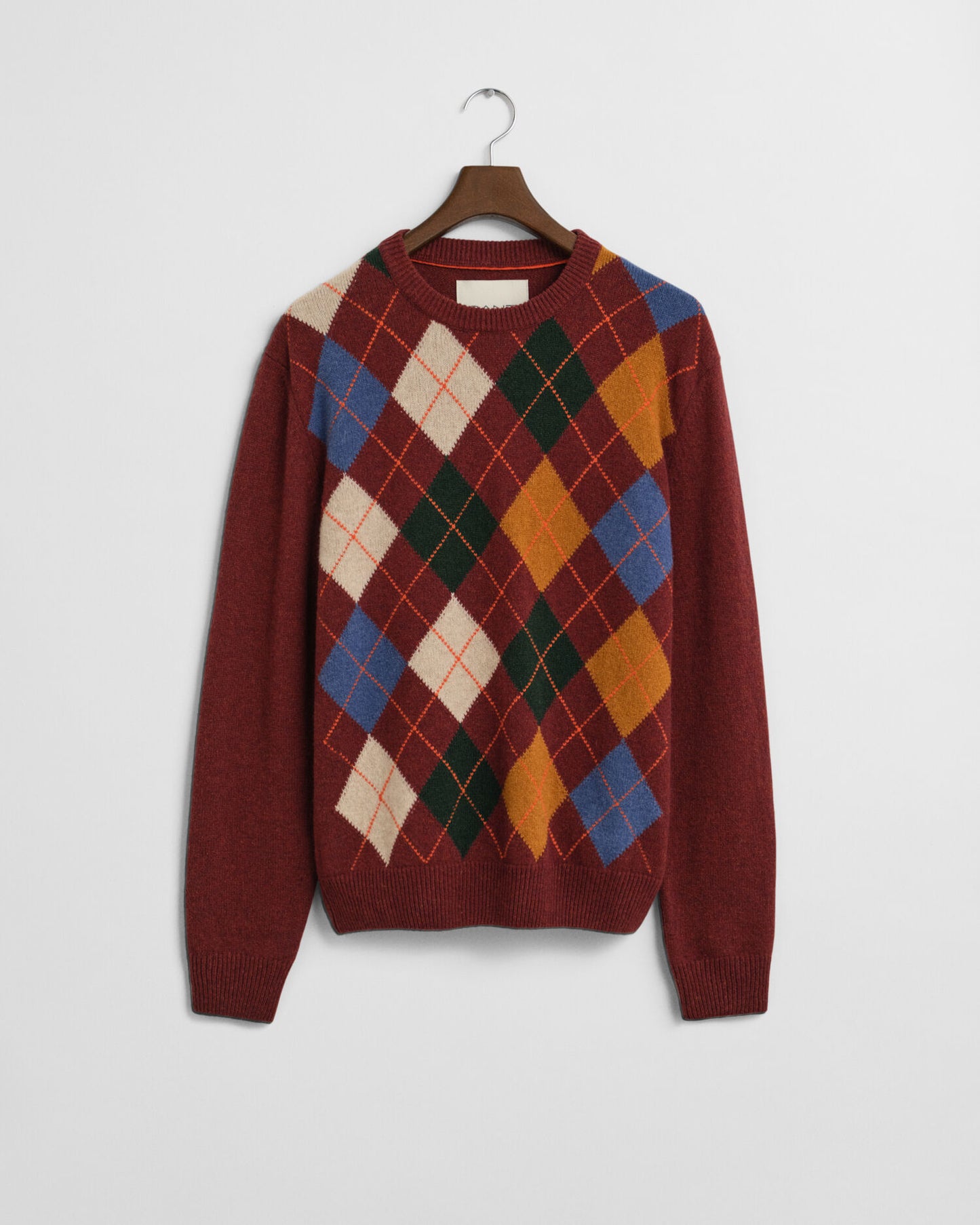 Argyle Crew Neck Sweater