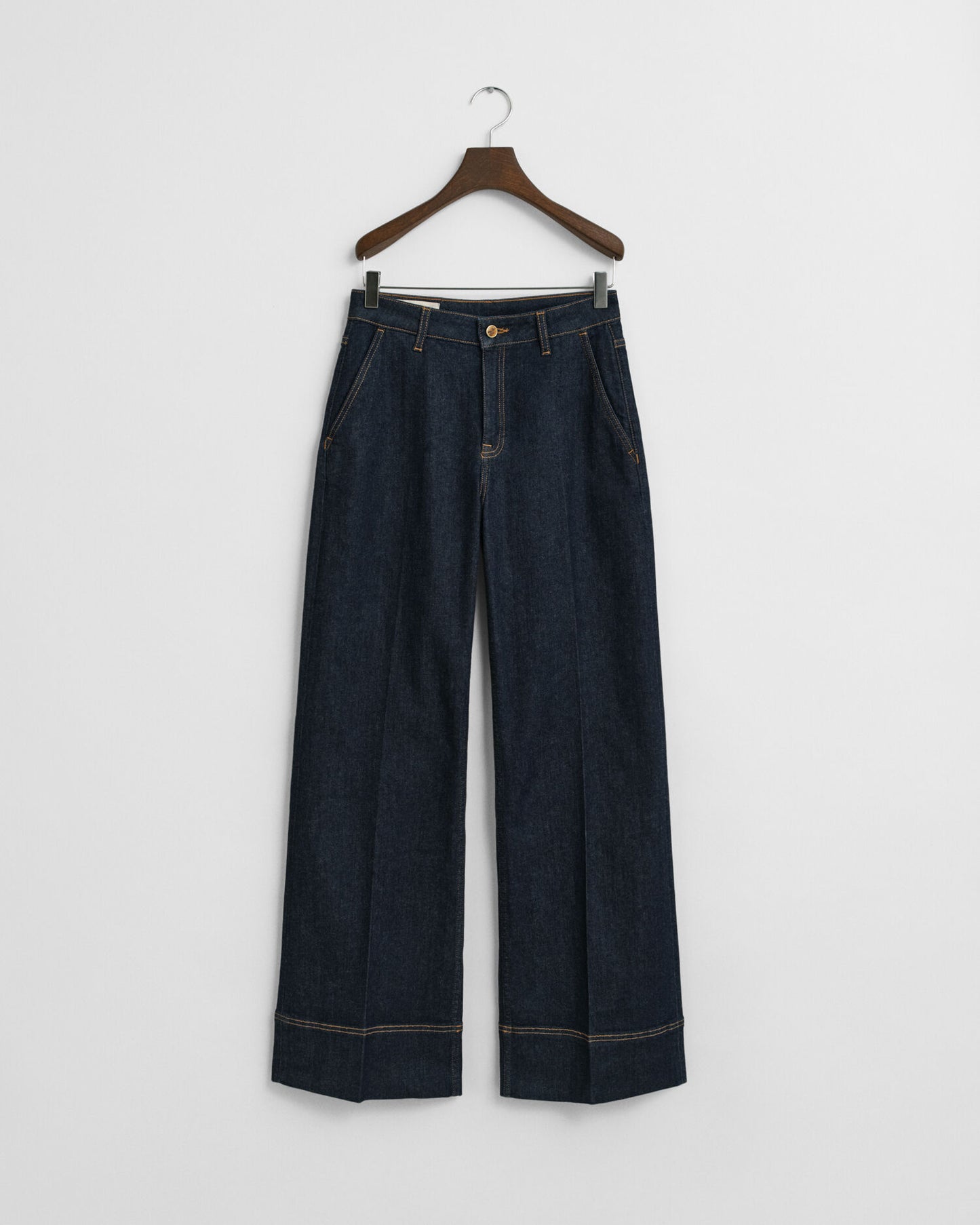 Wide Flared Tailored Jeans