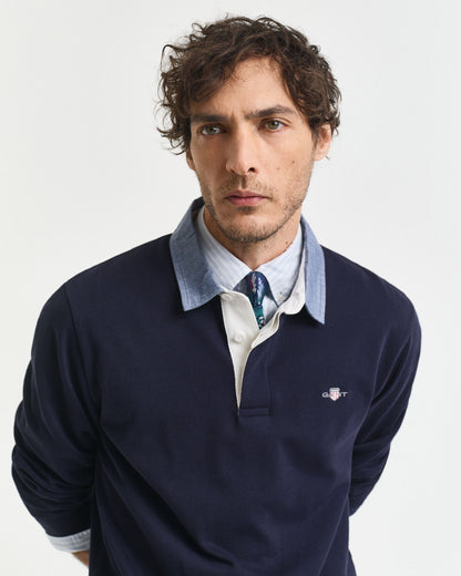 Chambray Collar Heavy Rugger