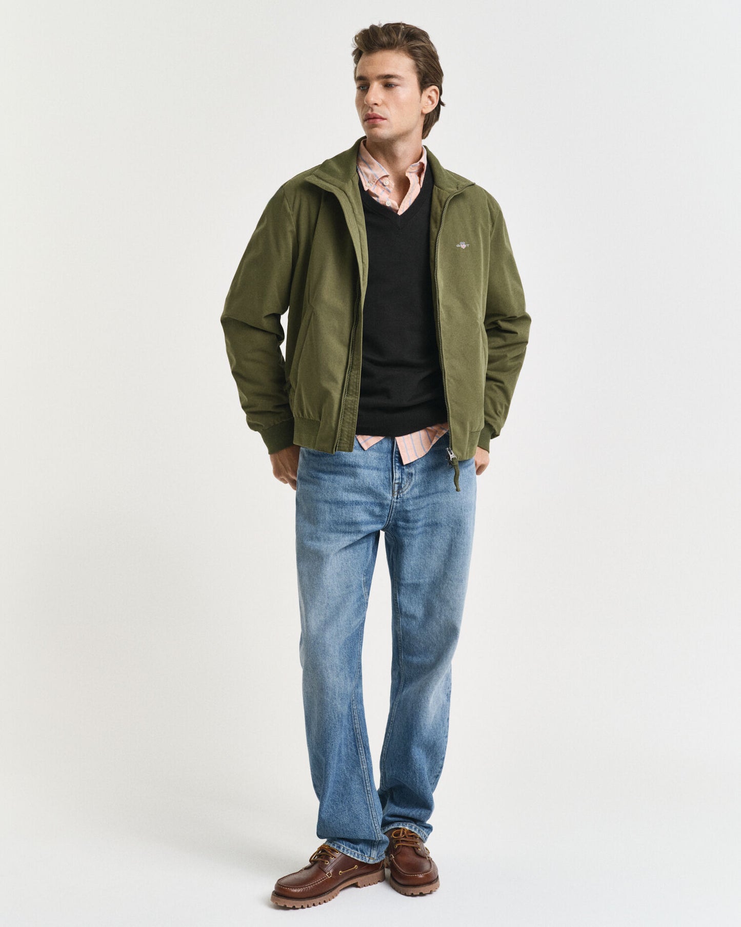 Classic Cotton V-Neck Sweater