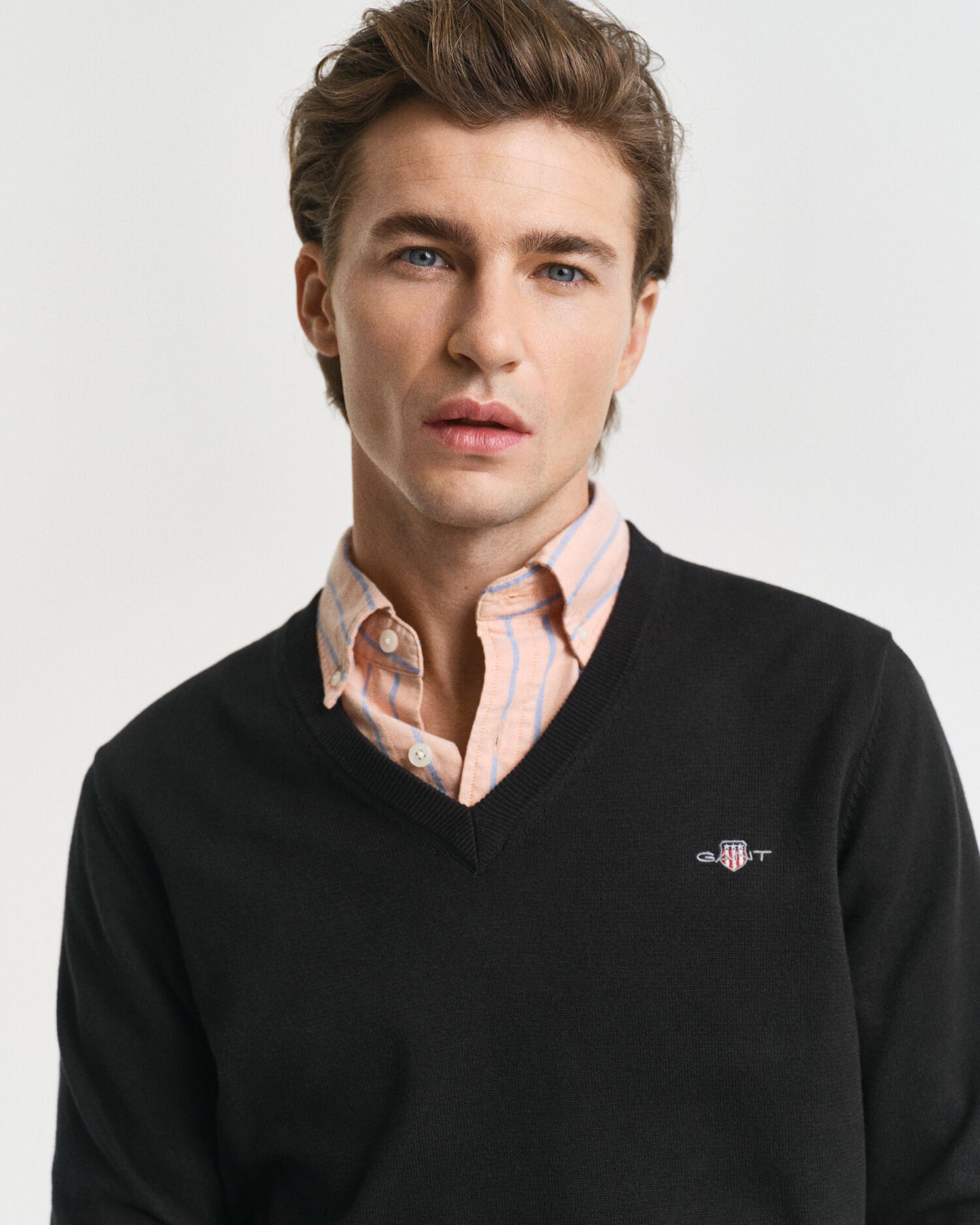 Classic Cotton V-Neck Sweater
