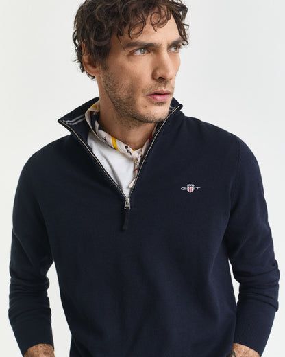 Classic Cotton Half-Zip Sweater