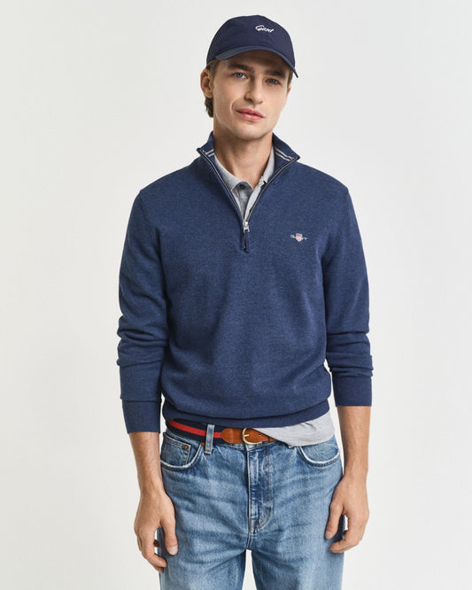 Classic Cotton Half-Zip Sweater