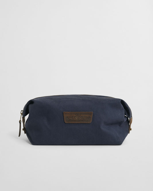Waxed Cotton Toiletry Bag