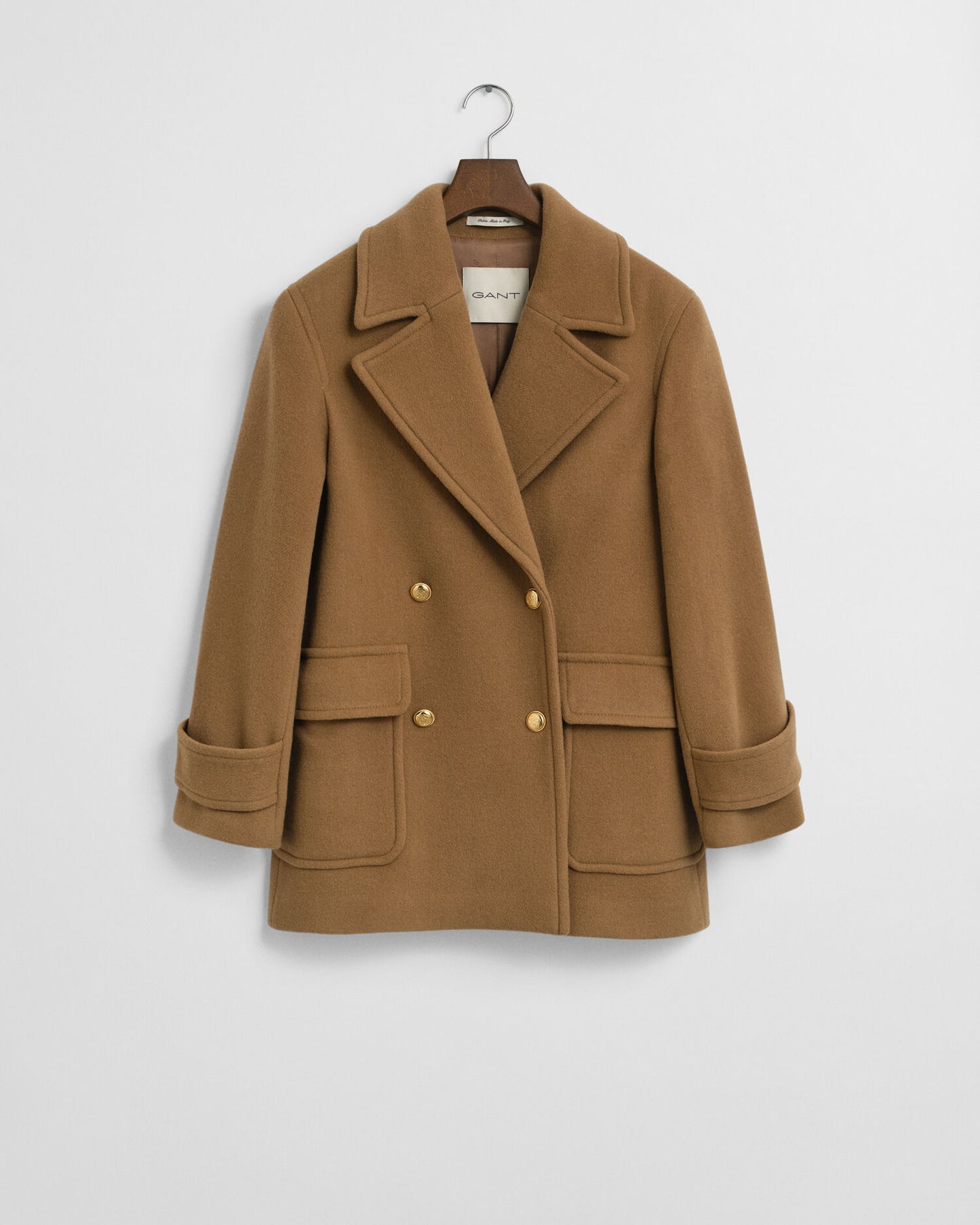 Wool Mid-Length Peacoat