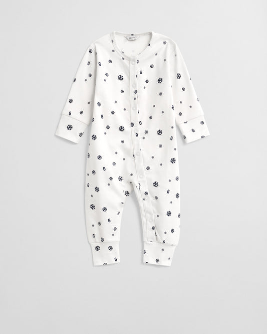 Baby Snowflake & G Print Pajamas