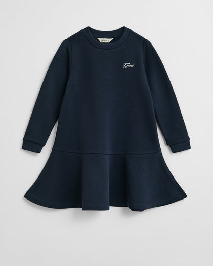 Girls Script Jersey Dress