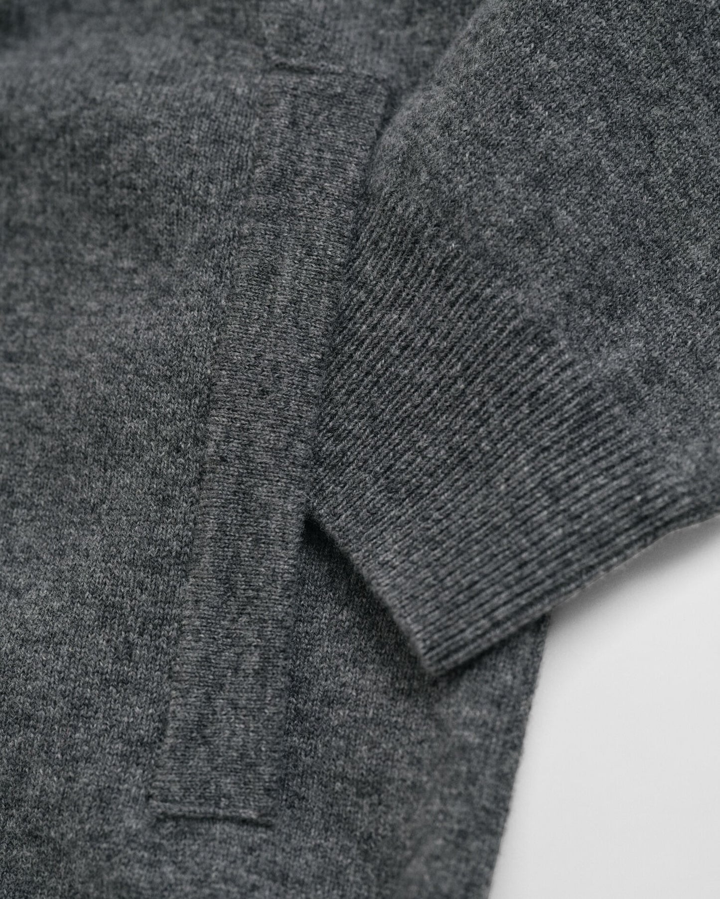Superfine Lambswool Zip Cardigan