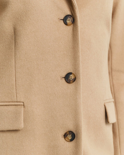 Classic Tailored Wool Blend Coat